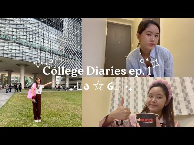 𝜗𝜚 ࣪˖ ִ𐙚 College Diaries 𝜗𝜚 ࣪˖ ִ𐙚 :  DLSU life, F2F classes, Grocery, GRWM