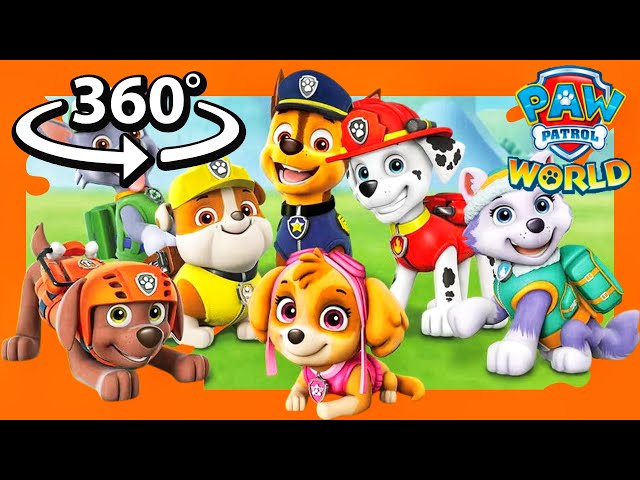 Paw Patrol WORLD 360° VR - Join the MIGHTY PUPS🐾 and Ryder to explore Jakes Mountain 🏔