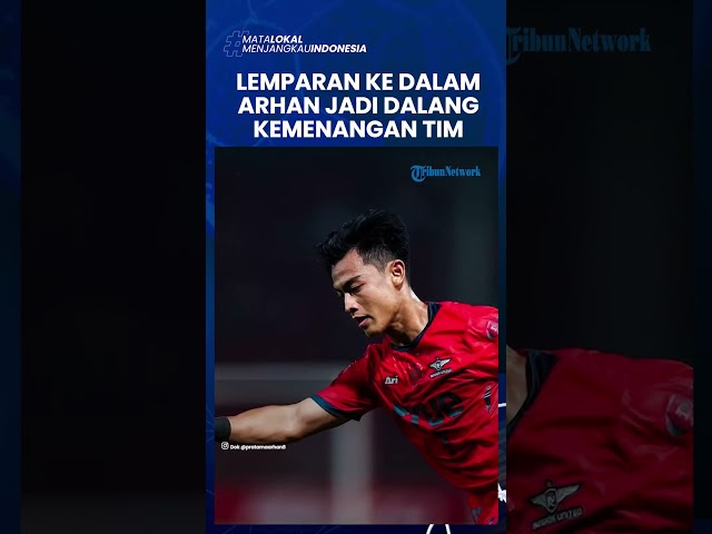 LEMPARAN KE DALAM PRATAMA ARHAN Jadi Dalang Gol Kemenangan Bangkok United di Liga Thailand #shorts