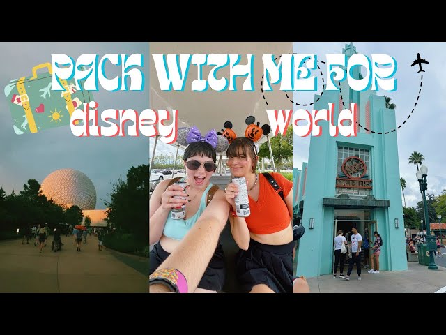 PACK WITH ME FOR DISNEY WORLD | mickey's not so scary halloween party 2024