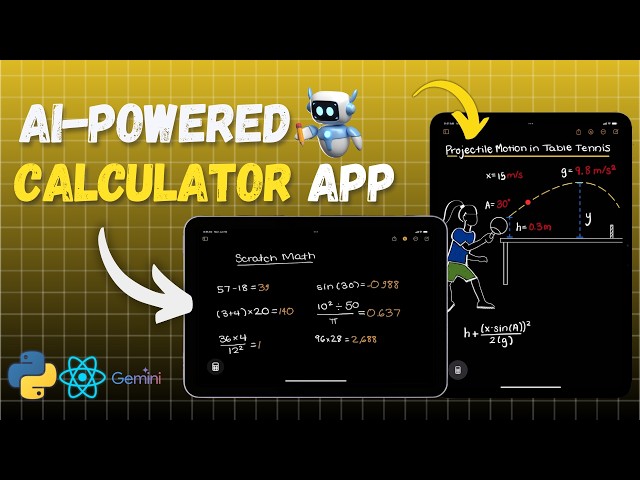 Build & Deploy an AI-Powered Calculator App | IPad Math Notes Clone