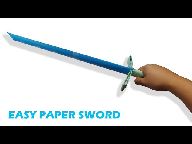 PAPER SWORD - How to make an Easy Paper Sword | Simple Sword