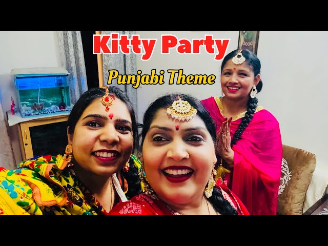 Punjabi Theme  Kitty Party: Fun, Fashion & Festivities | Kitty Party Vlog 2025 | Kitty Party #video