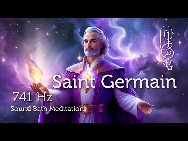 Saint Germain Sound Bath Meditation with Pleiadian Music