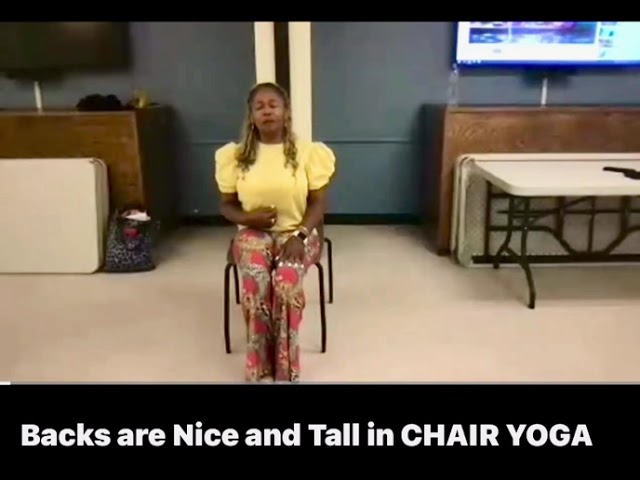 Chair Yoga Warm up 🌟