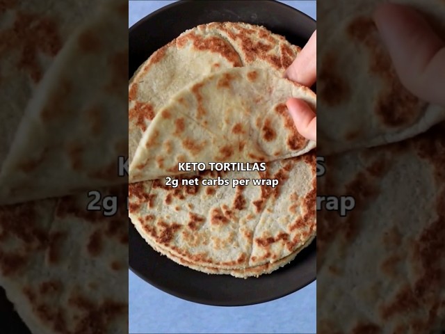 Almond Flour Tortillas (Keto – 2g net carbs!)