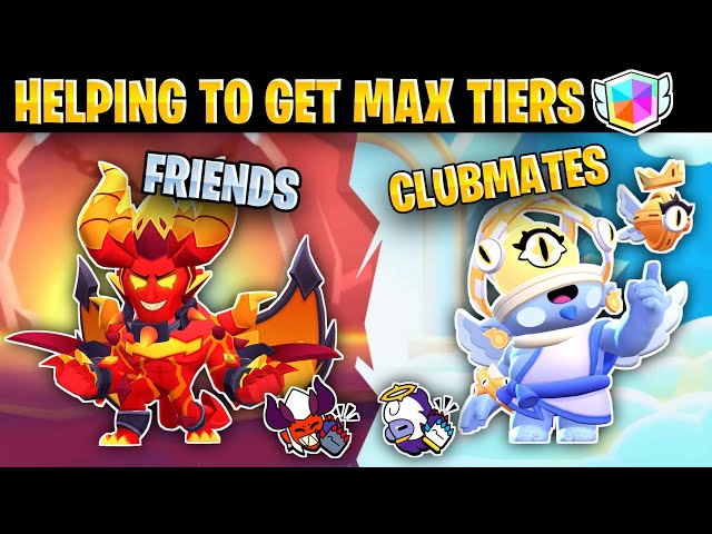 Helping Friends & ClubMates To Grind Max Trophies In BrawlStars | 1000 Trophies | Max Tier.