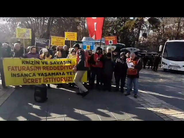 Kayseri işçi, emekçi ve emekli buluşması