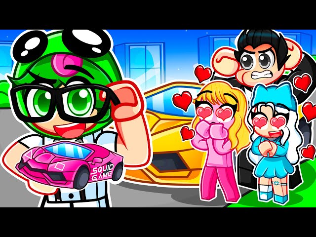 Nerd RIZZES his CRUSH with $10,000,000 SQUID GAME CAR in Roblox Driving Empire!