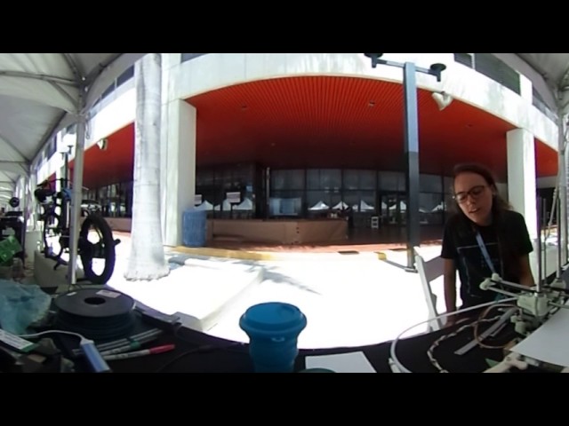 Maker Faire Miami in 360° - Table Vision (Helmet Cam)