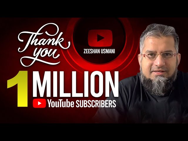 Thank You for 1 Million Subscribers | دس لاکھ سبسکرائبرز کا شکریہ