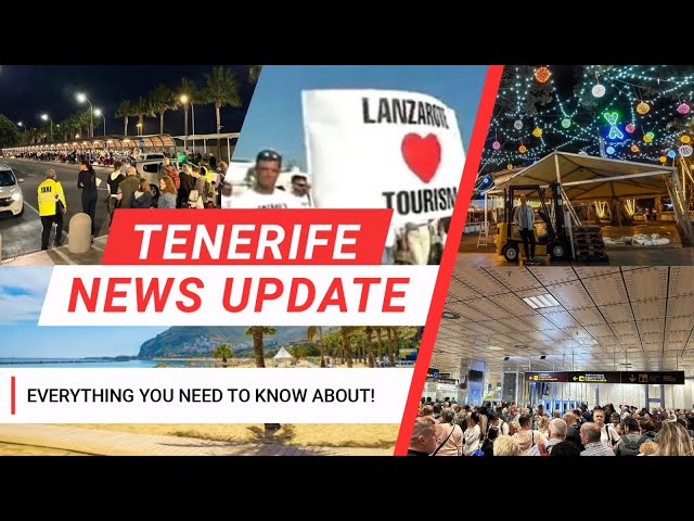 TENERIFE News: Airport QUEUES & Taxis, Christmas MARKETS, Weather Storms forecast, Protests & More🇮🇨