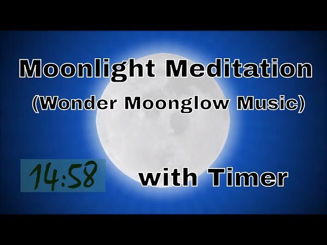 🌕15 Min of Moonlight for SAD, calming stretches, meditation, werewolf parties, space travel