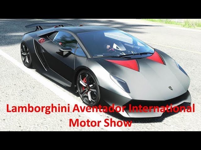 Lamborghini Aventador International Motor Show || Car Channel