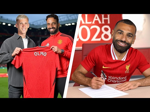 🚨  SALAH STAYS?! OLMO TO MAN UNITED?! RASHFORD'S NEW CLUB! | LATEST TRANSFER RUMOURS 2024