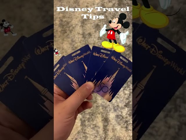 Disney Tips - Free Resort Baggage and Luggage Tags at Walt Disney World #Disney #Travel #Shorts