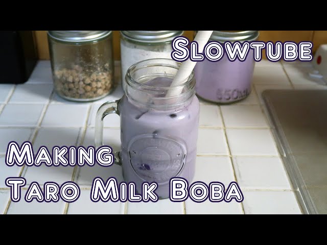 Slowtube | Making a Taro Milk Boba