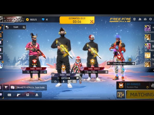 Free Fire Clash Squad Gameplay ❤️