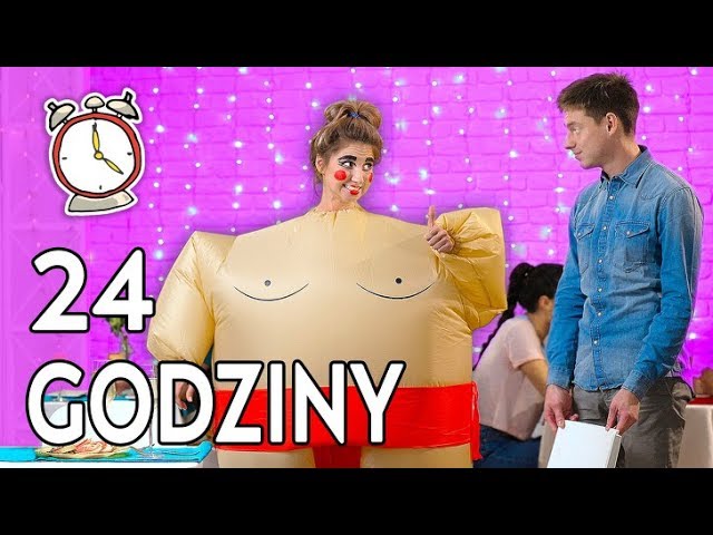 WYTRZYMAŁAM 24 GODZINY W KOSTIUMIE SUMO! || NIEUDANY Prank!!! Śmieszne Sztuczki od 123 GO! CHALLENGE