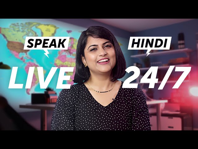 Speak Hindi 24/7 with HindiPod101 TV 🔴 Live 24/7