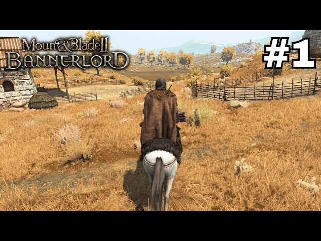 Mount and Blade 2: Bannerlord Gameplay Walkthrough Part 1 [No Commentary]