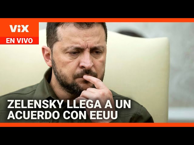 Zelensky llega a un acuerdo con EEUU y compartirá recursos naturales | Noticias Univision 24/7