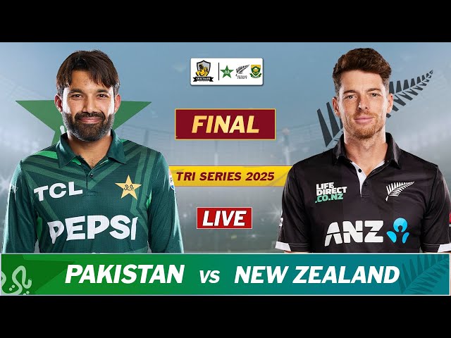 PAKISTAN vs NEW ZEALND FINAL Match LIVE COMMENTARY| PAK vs NZ TRI SERIES MATCH LIVE SCORES