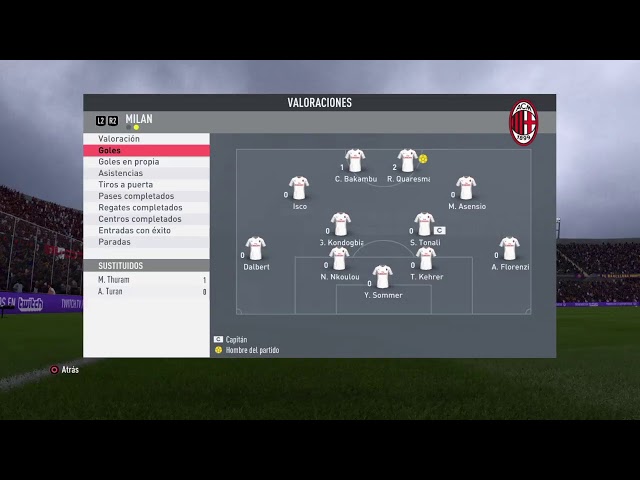 MFL A.C Milan-Barcelona