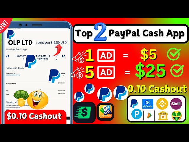 Minimum Withdraw $0.30 Only🤑| New PayPal Cash Earning App 2024 | Make Money Online | Earn Upto $120🔥