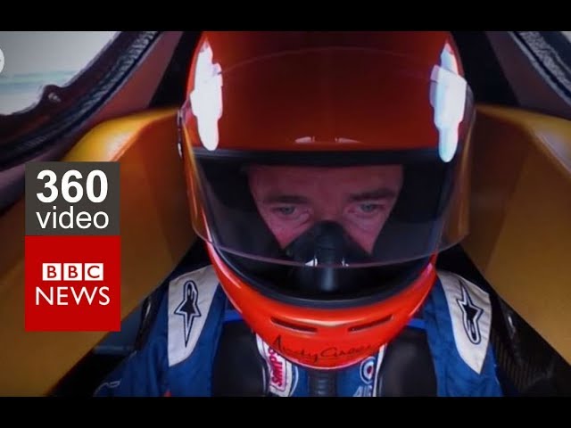 Bloodhound: Ride with Driver Andy Green in 360 Video - BBC News