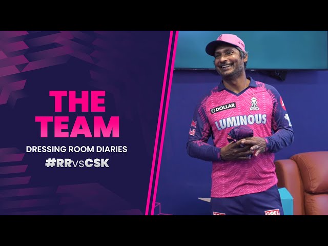 Dressing Room Diaries | RRvsCSK | Sanga's applause for the Royals Team | Rajasthan Royals