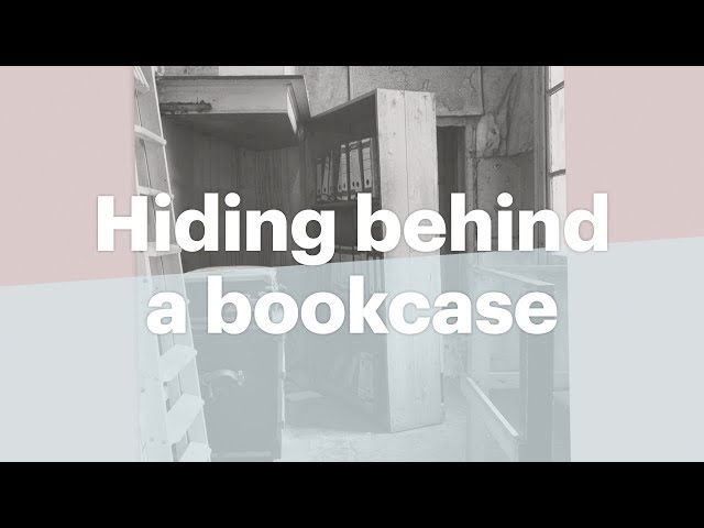 A bookcase as a secret door | Anne Frank House | Secret Annex