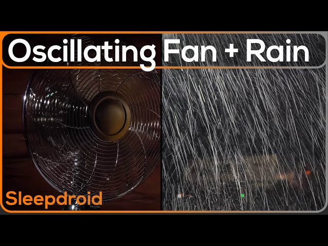 ► Oscillating Fan Noise and Rain Sounds for Sleeping: High Speed Fan