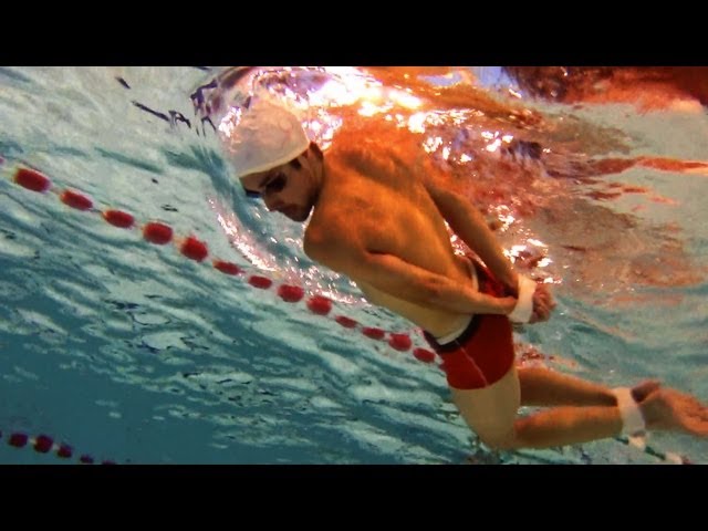 navy seals test underwater ( swimming )