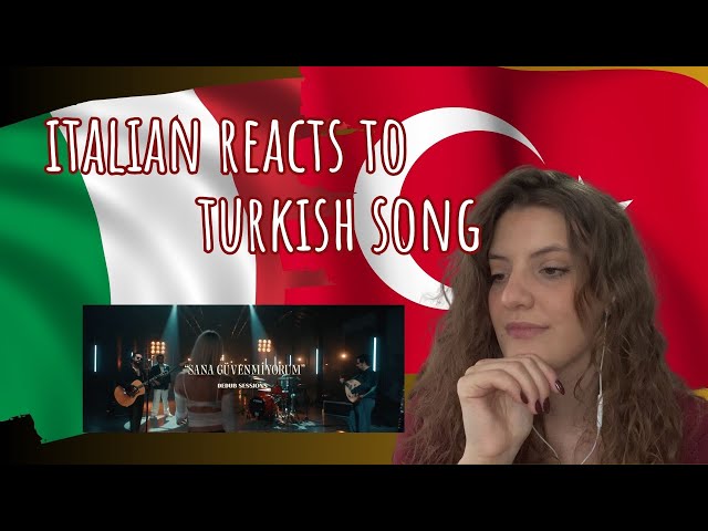 🇹🇷🇮🇹 ITALIAN REACTION TO TURKISH SONG - Sana Güvenmiyorum Dedublüman x Aleyna Tilki | italyan tepki