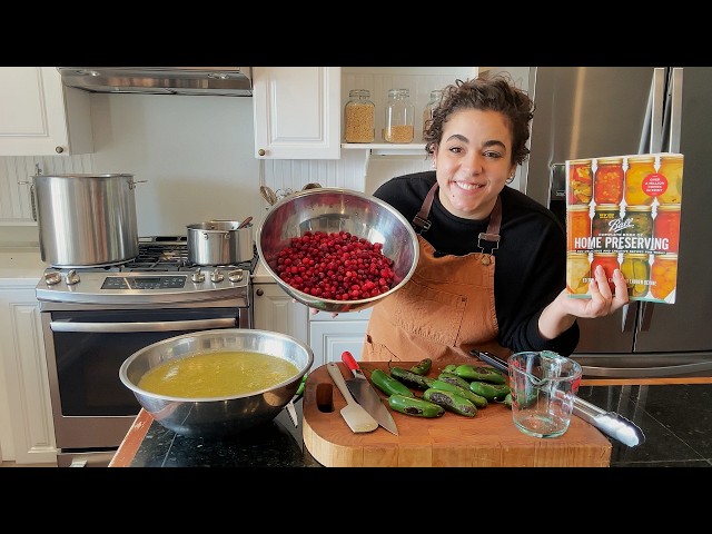 A Winter Day Spend Preserving Last Years Garden Harvest!