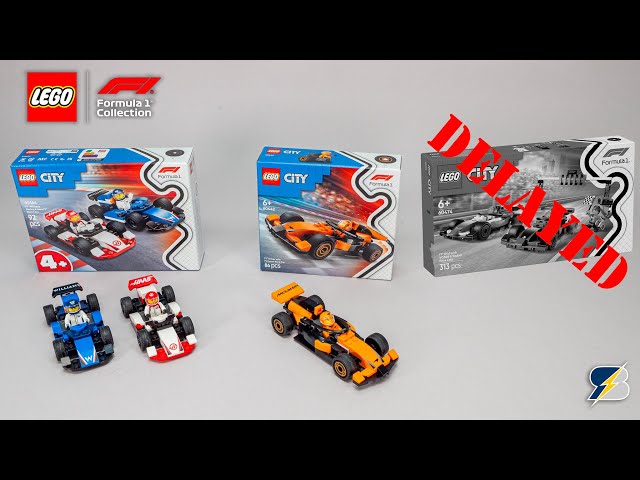 The smallest LEGO City F1 sets & one missing in action - 60442 & 60464 detailed building review