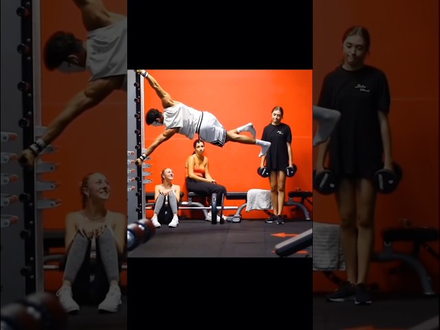 Girls Reaction to Calisthenics 😈🔥freestyle #planche #motivation #respect #calisthenics #reaction