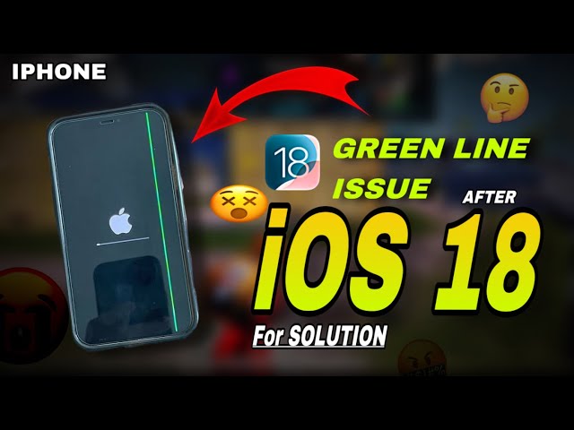 IPHONE GREEN LINE😵| iOS UPDATE PROBLEM🤬| HOW TO SOLVE GREEN LINE ISSUE 😍