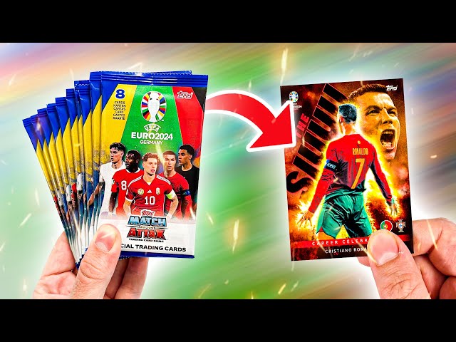 Hunting for CRISTIANO RONALDO in EURO 2024 Match Attax! (20 Packs!)