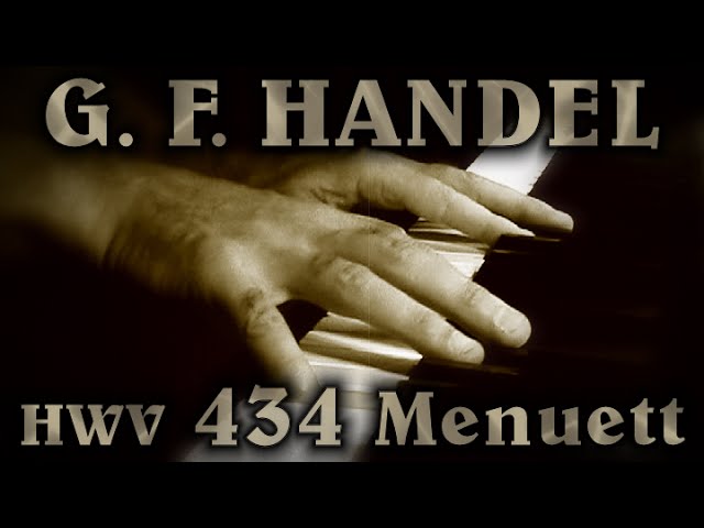 George Frideric HANDEL: Menuett in G minor, HWV 434