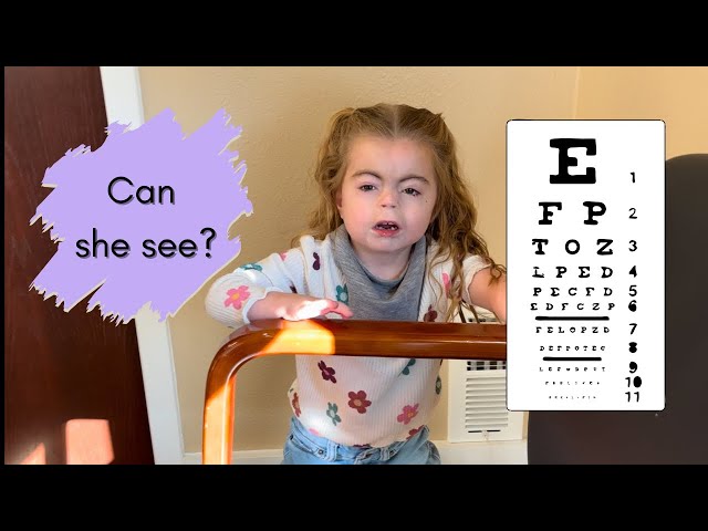 A trip to the pediatric eye doctor.