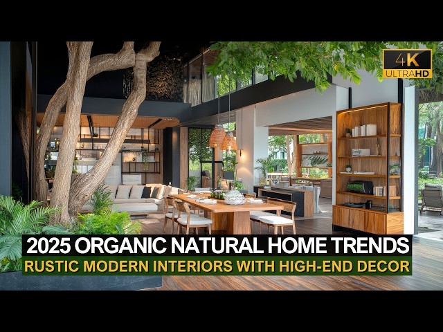 Contemporary Natural Design: Top 2025 Trends for Organic Living Spaces