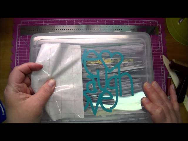 How to use Angel Craft Transfer Paper with adhesive vinyl-Cut At Home