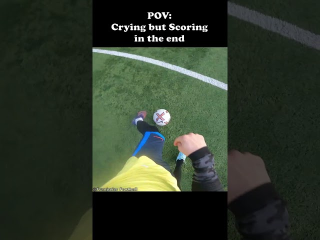 POV: Losing but Scoring at last 😊#pov #football #goal #fyp #gopro