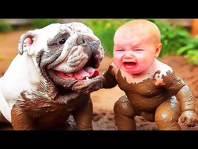 🔴 [LIVE] Try Not To Laugh: 30 Minutes Funny Babies Playing with Animals Video II COOL PEACHY