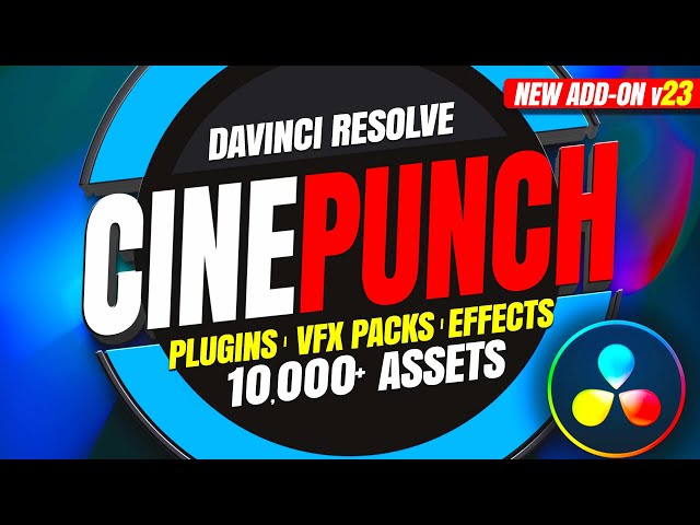 DaVinci Resolve Effects Pack of Over 10,000+ Video Editing Tools, Plugins & Assets - CINEPUNCH