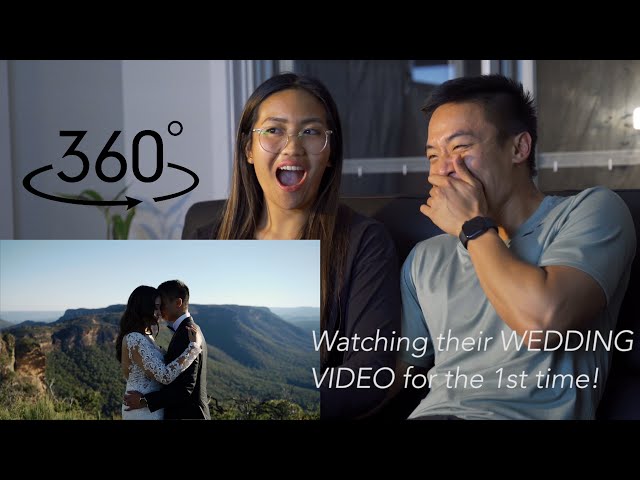 Insta 360 One X2 || Wedding Film Reaction Video || Brendon & Joyce