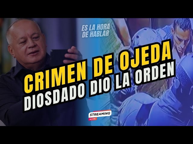 Ronald Ojeda: 💥Testigo señala a Diosdado Cabello💥#EsLaHoraDeHablar