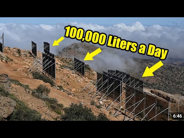 China's MIRACLE Water Catcher... Produces 100,000 Liters a Day in the Desert For FREE!